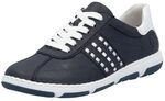 Rieker Damen Halbschuhe Damen blau-kombiniert