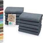 ZOLLNER 10er Set Seift&uuml;cher - weiche und saugstarke Waschlappen - waschbar bis 95&deg;C
