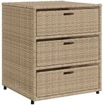 vidaXL Gartenschrank, Ger&auml;teschrank mit viel Stauraum, Beistellschrank Schrank mit