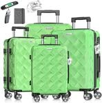 KESSER&reg; Reisekoffer Set 4-teilig | Kofferset ABS Hartschalenkoffer mit