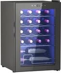 HOMCOM Weink&uuml;hlschrank Kompressor 20 Flaschen 53L Getr&auml;nkek&uuml;hlschrank,