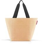 REISENTHEL ZS7078 SHOPPER M Gym Bag Damen RAFFIA NERO Gr&ouml;&szlig;e Unica