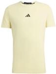 adidas Men's Designed for Training Workout T-Shirt Powder Yellow M