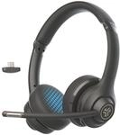 JLab Go Work 2nd Gen Bluetooth Headset mit Mikrofon - Akku 55h+ On Ear | USB C