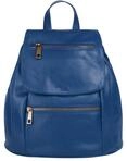 Samantha Look City-Rucksack Echt Leder Damen 017743 Made in Italy, Funktionales