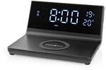 Nedis Wecker Kabelloses Ladegre&auml;t | Qi Zertifiziert | 5/7.5/10 / 15 W | USB-A