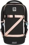 Audetic Schulrucksack M&auml;dchen Teenager Schwarz Rosa - Cosmo - Schulranzen f&uuml;r