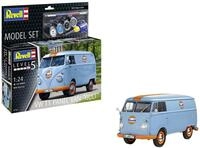 Revell Modellbau, Model Set VW T1 Panel Van (Gulf Decoration), Bausatz, Ma&szlig;stab