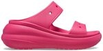 Crocs Classic Crush Sandal 207670-6ZQ, Women slides, Pink, 37/38 EU