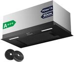 CIARRA CBCB6926A A+++ Einbau Dunstabzugshaube 60 cm breit 704 m&sup3;/h Umluft 