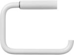 blomus WC-Rollenhalter MODO | Stahl titanbeschichtet | Farbe White | minimalistisches