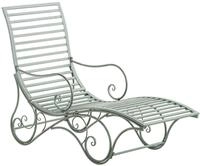 CLP Gartenliege Amiens I Metallgestell im Antik-Look I Stabil und langlebig I...