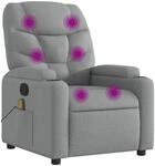 vidaXL Massagesessel ohne Netzadapter, Sessel Verstellbare R&uuml;ckenlehne,