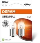 Osram ORIGINAL LINE 12V, R5W, signal lamp, Metal Base, Double Blister (2 lamps)