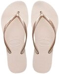 Havaianas HAV.Slim Flatform Unisex-Erwachsene Sandalen, Beige, 37/38 EU