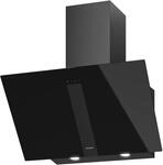 Oranier Kopffreihaube 75 cm - schwarze Abluft Dunstabzugshaube mit wei&szlig;er LED