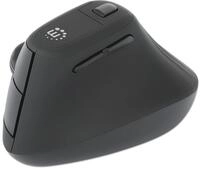 MANHATTAN Ergonomisch Vertikale Funkmaus USB-A schwarz