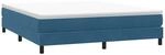 vidaXL Boxspringbett ohne Matratze Dunkelblau 180x220 cm Samt