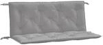 vidaXL Gartenbank-Auflagen 2 STK. Grau 120x50x7 cm Oxford-Gewebe