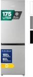 Heinrichs K&uuml;hlgefrierkombination 175Liter, XXL, k&uuml;hlschrank mit gefrierfach,