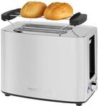 ProfiCook Toaster Edelstahl | 2 Scheiben | extra breite Toastschlitze für Bagels 