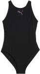 Puma Damen Raceback Swimsuit, Schwarz, S EU