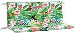 vidaXL Gartenbank-Auflagen 2 STK. Mehrfarbig 120x50x7 cm Stoff