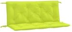vidaXL Gartenbank-Auflagen 2 STK. Knallgr&uuml;n 120x50x7 cm Oxford-Gewebe