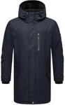 STONE HARBOUR Herren Outdoorjacke warm gef&uuml;ttert leichte Winterjacke lang mit...