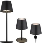 Au&szlig;enleuchte Tischlampe Akku Tischleuchte Touchdimmer Flaschenaufsatz CCT,...
