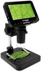 Technaxx Mikroskop Digital mit 50x Vergr&ouml;&szlig;erung, 4,3 Zoll IPS Display, 8 LED