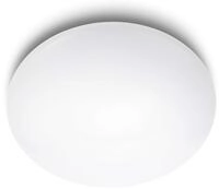 Philips myLiving LED Suede Deckenleuchte, 5W, Wei&szlig;
