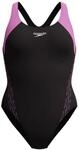 Speedo Hyperboom Racerback Badeanzug Damen schnelltrocknend dehnbar und