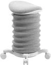 TOPSTAR Sitness 4D mit Rollen AGR-Zertifiziert Dynamischer Sitzhocker papyurs -grau,
