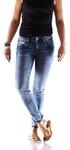 Herrlicher Damen Jeans Touch Cropped Blue Denim 26