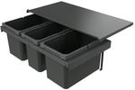 Naber 8013393 Abfallsammler Cox Stand-UP&reg; 280 S/800-3, anthrazit, 44 (2x16/1x12)