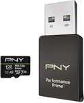 PNY 128GB PRO Elite Prime C10 U3 V30 A2 microSDXC Flash-Speicherkarte