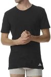 adidas Herren Unterw&auml;sche Crew Neck Shirt (2PK) - Active Flex Cotton