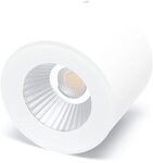 Helestra LED Aufbau-Downlight/Badleuchte OSO, IP44, rund, 7.5W 2700K 370lm 40&deg;, CRi