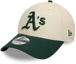 New Era Baseball Cap Colour Block 9Forty Oakland Athletics Light Dark Green