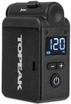 Topeak E-Booster Digital Pumpe aus Aluminium/Kunststoff/Silikon in der Farbe Schwarz
