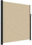 vidaXL Seitenmarkise Ausziehbar Beige 220x300 cm