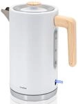 briebe Nordic Wasserkocher 1,7L Elektrischer Teekocher 2200W Schnell Aufheizender,