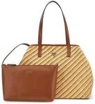 GUESS Vikky II Two In One Tote Bag L Natural/Cognac