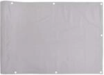 vidaXL Balkon-Sichtschutz Grau 500x120 cm PVC