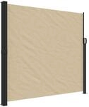 vidaXL Seitenmarkise Ausziehbar Beige 180x600 cm