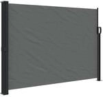 vidaXL Ausziehbare Seitenmarkise Anthrazit 140x600 cm