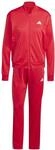 adidas Damen Essentials 3-Stripes Track Suit, pure ruby/white, S