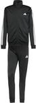 adidas Herren Sportswear Basic 3 Stripes Tricot Track Suit, Black, S Short