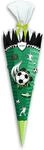 Ursus 9870020 - Schult&uuml;ten-Bastelset Easy Line Fu&szlig;ballspiel, Gr&uuml;n, 6-eckig,